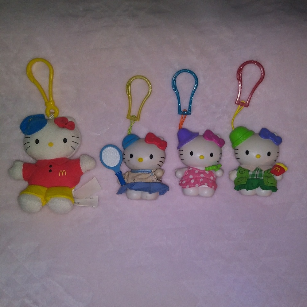 Hello Kitty Backpack clips McDonalds....year 2000.